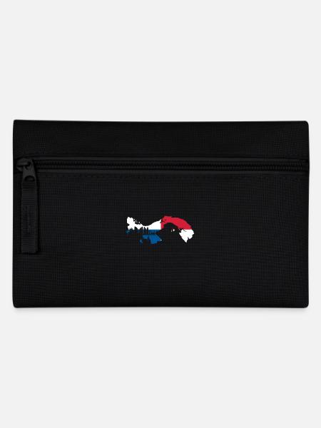 Panama Flagge - Federtasche - Schwarz