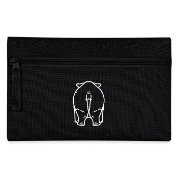 Fesses de rhinocéros - Trousse - noir - Devant