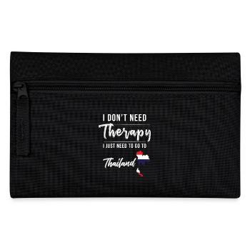 Vacances en Thaïlande disant Thaïlande - Trousse - noir - Devant