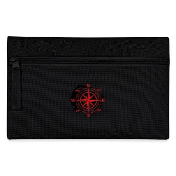 Compass towards Windrose Outdoor - Pencil Case - black - Front