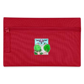 Drohne - Federtasche - Rot - Vorne