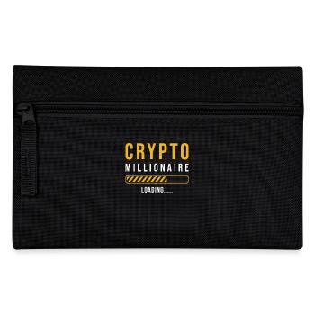 Krypto Millionär loading - Federtasche - Schwarz - Vorne