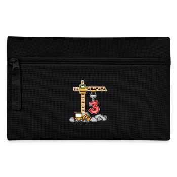 Bagger T-Shirt 3. Geburtstag 3 Jahre Jungen Shirt - Pencil Case - black - Front