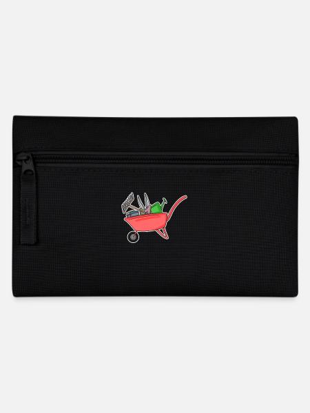 Motiv Gärtner Garten Geschenk - Federtasche - Schwarz