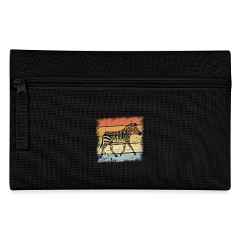 Zebra Safari Afrique - Trousse - noir - Devant