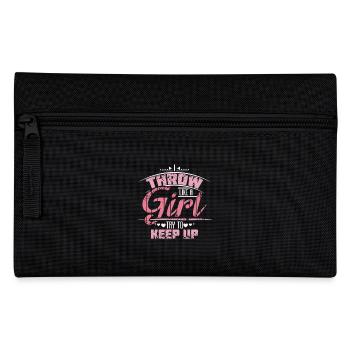 speerwurf girl - Federtasche - Schwarz - Vorne
