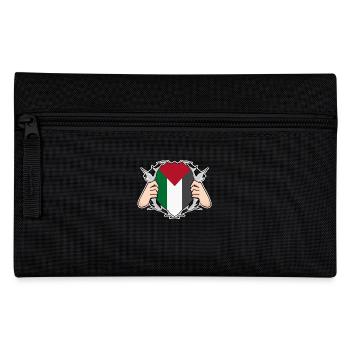 Palestine - Pencil Case - black - Front