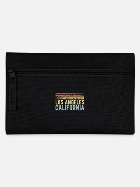 LA Los Angeles Kalifornien - Federtasche - Schwarz