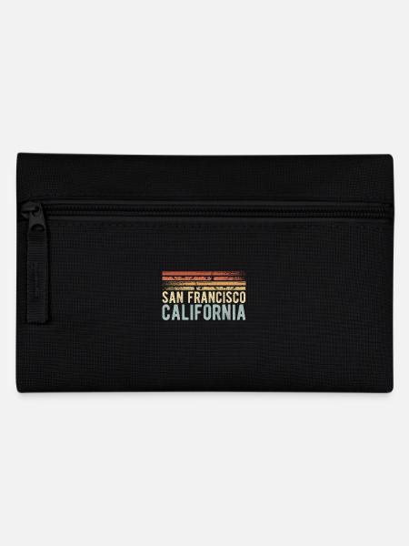 San Francisco Kalifornien - Federtasche - Schwarz