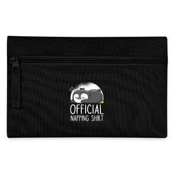 Offizielles Schlafshirt Pinguin - Federtasche - Schwarz - Vorne