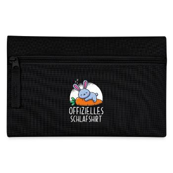 Offizielles Schlafshirt Hase - Federtasche - Schwarz - Vorne