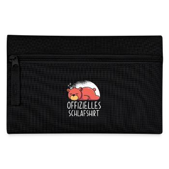 Offizielles Schlafshirt Bär - Federtasche - Schwarz - Vorne