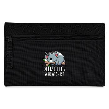 Offizielles Schlafshirt Koala - Federtasche - Schwarz - Vorne