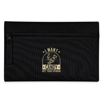 I want Candy - Pencil Case - black - Front