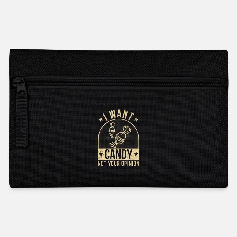 I want Candy - Federtasche - Schwarz