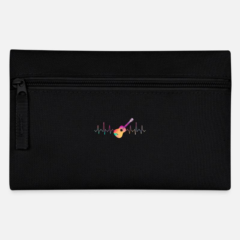 Gitarre Heartbeat - Federtasche - Schwarz