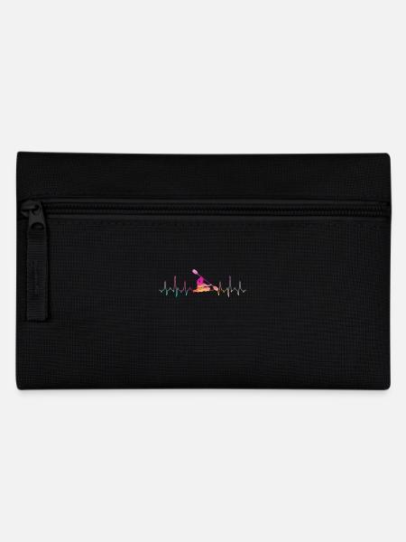 Kayak Heartbeat - Pencil Case - black