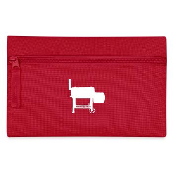 Grillen Grill BBQ - Federtasche - Rot - Vorne