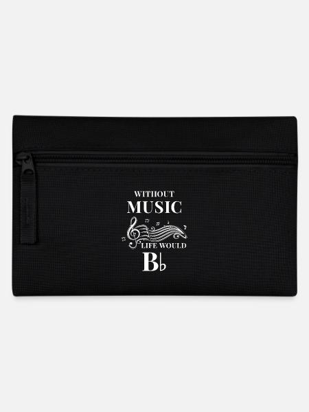 Musiker Geschenk - Federtasche - Schwarz