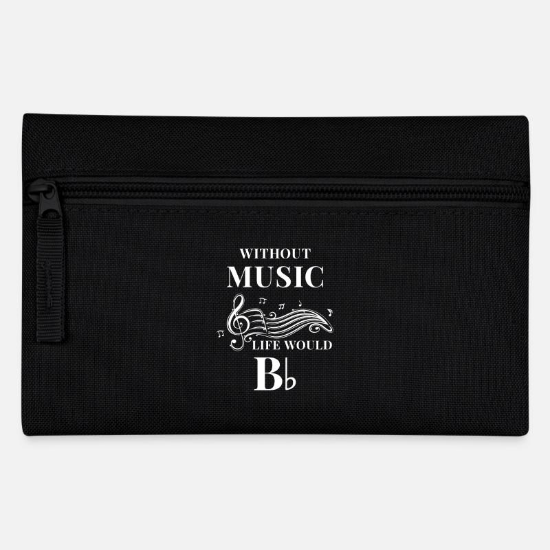 Musiker Geschenk - Federtasche - Schwarz