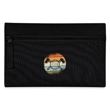 Holzfäller Outfit - Federtasche - Schwarz - Vorne