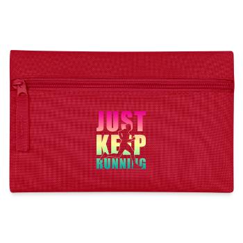 Jogging Jogger Gift - Pencil Case - red - Front