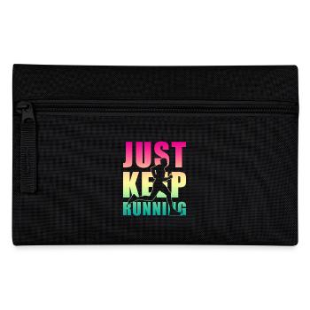 Jogging Jogger Gift - Pencil Case - black - Front