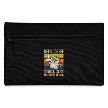 Need Café Sort drôle - Trousse - noir - Devant