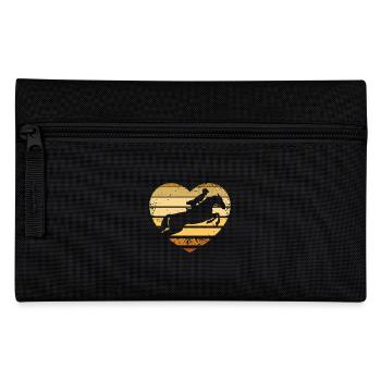 L’équitation de l’équitation coeur - Trousse - noir - Devant