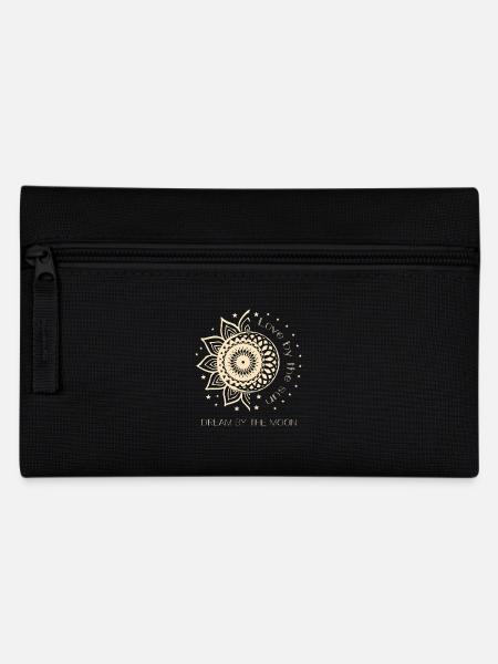 Love By The Sun Dream By The Moon Boho cadeau - Trousse - noir