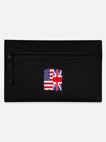 UK USA Flagge - Federtasche - Schwarz