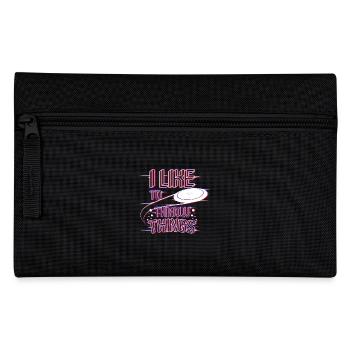 Frisbee throw things - Federtasche - Schwarz - Vorne