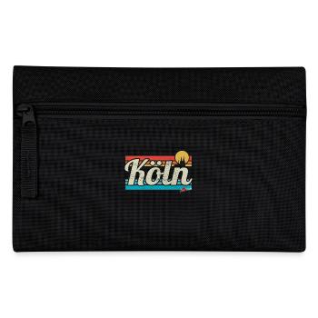 Köln Cologne Retro Vintage Surfer Kölner Karneval - Federtasche - Schwarz - Vorne