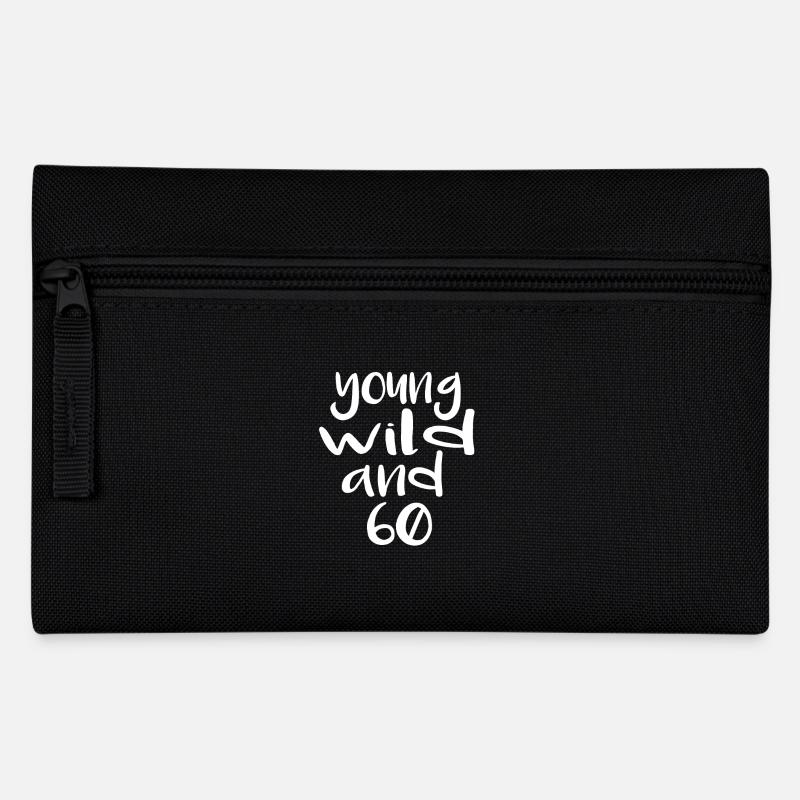 young and 60 - Federtasche - Schwarz