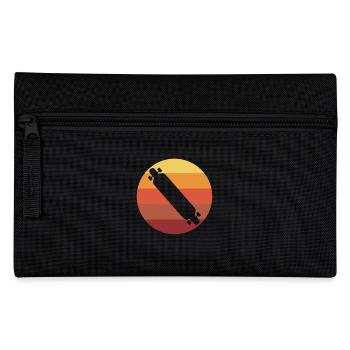 Longboarden Longboard Vintage - Federtasche - Schwarz - Vorne