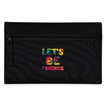 Hippie Sort Lets be friends - Trousse - noir - Devant