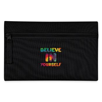 Hippie sort Believe in yourself - Trousse - noir - Devant