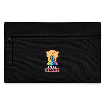 Hamster Dans le bonheur - Trousse - noir - Devant