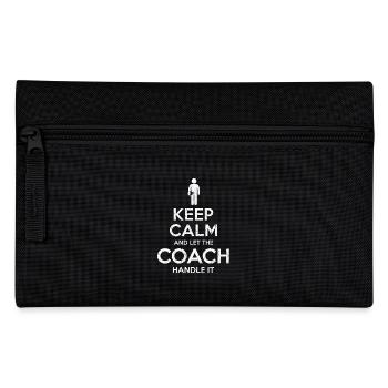 Keep Calm Coach - Federtasche - Schwarz - Vorne