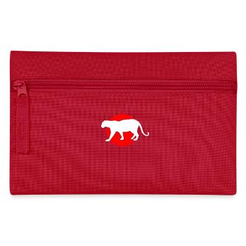 Big Cat Mountain Lion - Pencil Case - red - Front