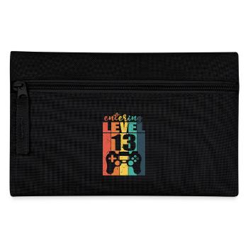 Level 13 Gaming Controller 13. Geburtstag - Federtasche - Schwarz - Vorne
