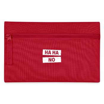 Ha Ha No Haha No Paresseux ParesseuxNaysayer Non - Trousse - rouge - Devant
