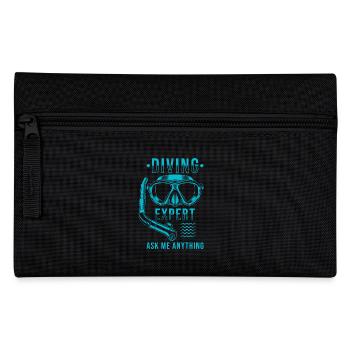 Diver Diving Gift - Pencil Case - black - Front