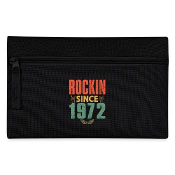 Birthday 1972 Spruch Rock - Pencil Case - black - Front