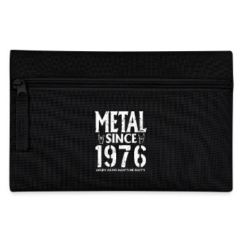 Metal Geschenk Geburstag Jahrgang 1976 - Federtasche - Schwarz - Vorne
