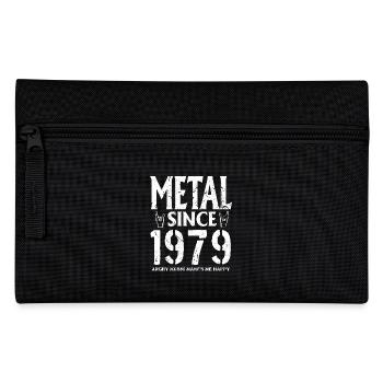 Metal Geschenk Geburstag Jahrgang 1979 - Federtasche - Schwarz - Vorne