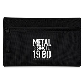 Metal Geschenk Geburstag Jahrgang 1980 - Federtasche - Schwarz - Vorne