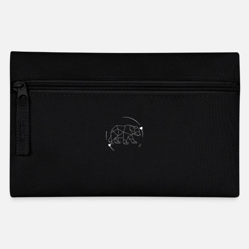 Bär - Federtasche - Schwarz