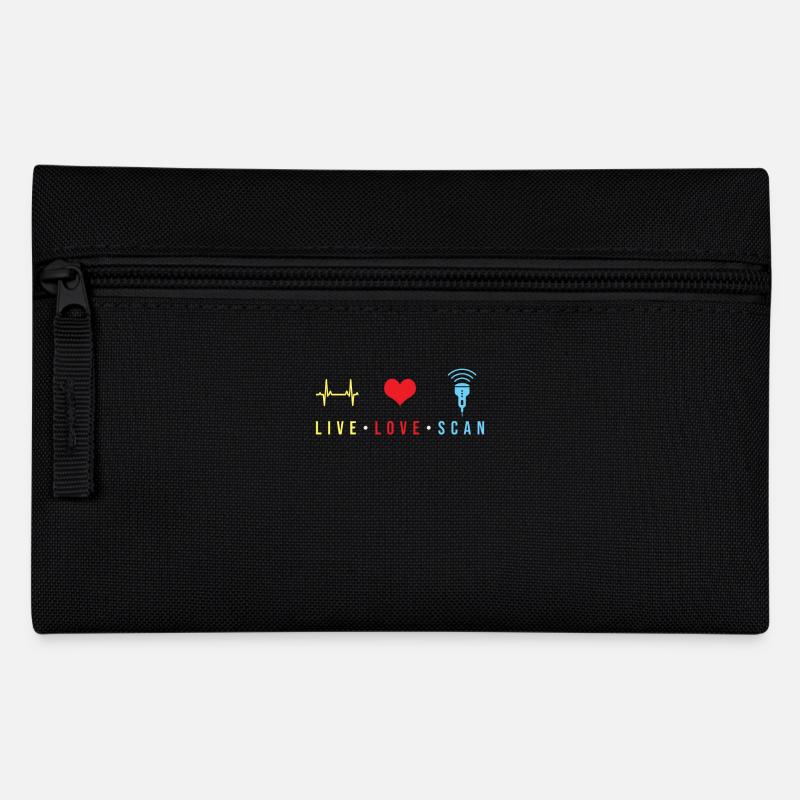 Ultraschall Sonographer Geschenk - Federtasche - Schwarz