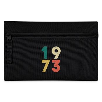 1973 Vintage Geburtstag Retro - Federtasche - Schwarz - Vorne